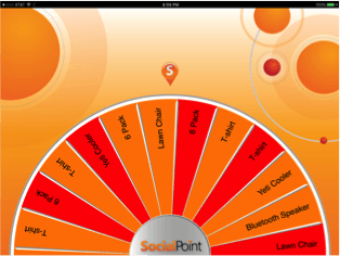 SocialPoint Virtual Prize Wheel iPad