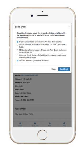SocialPoint Trade Show Lead Capture App e-literature fulfillment SocialPoint Trade Show Lead Capture App e-literature fulfillment