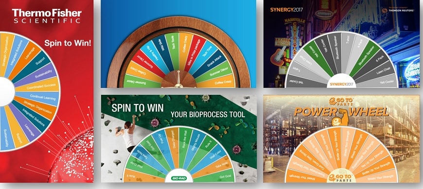 22 Virtual Prize Wheel Game Examples